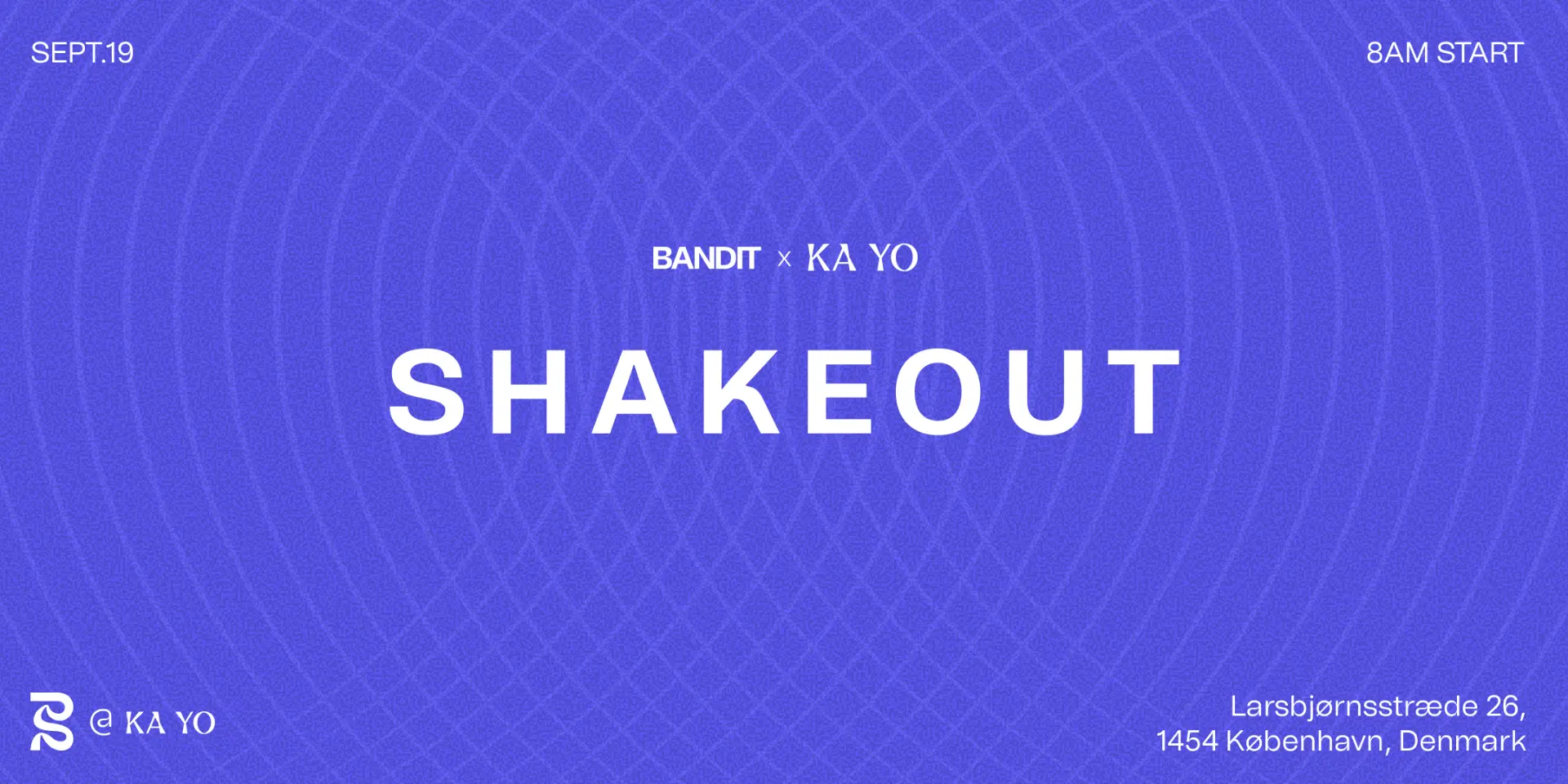 Shakeout event flyer